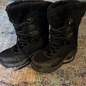 Hi-Tec Black Winter & Rain Boots